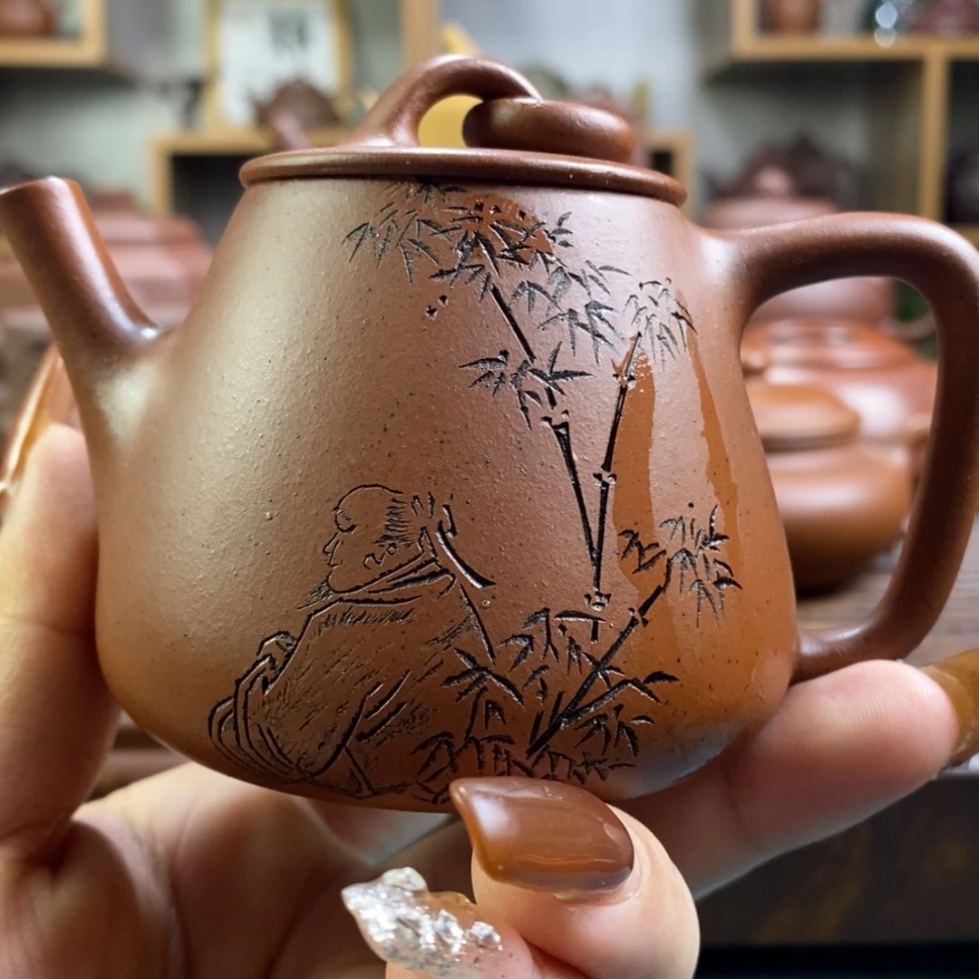 茶壶紫砂原矿紫砂壶