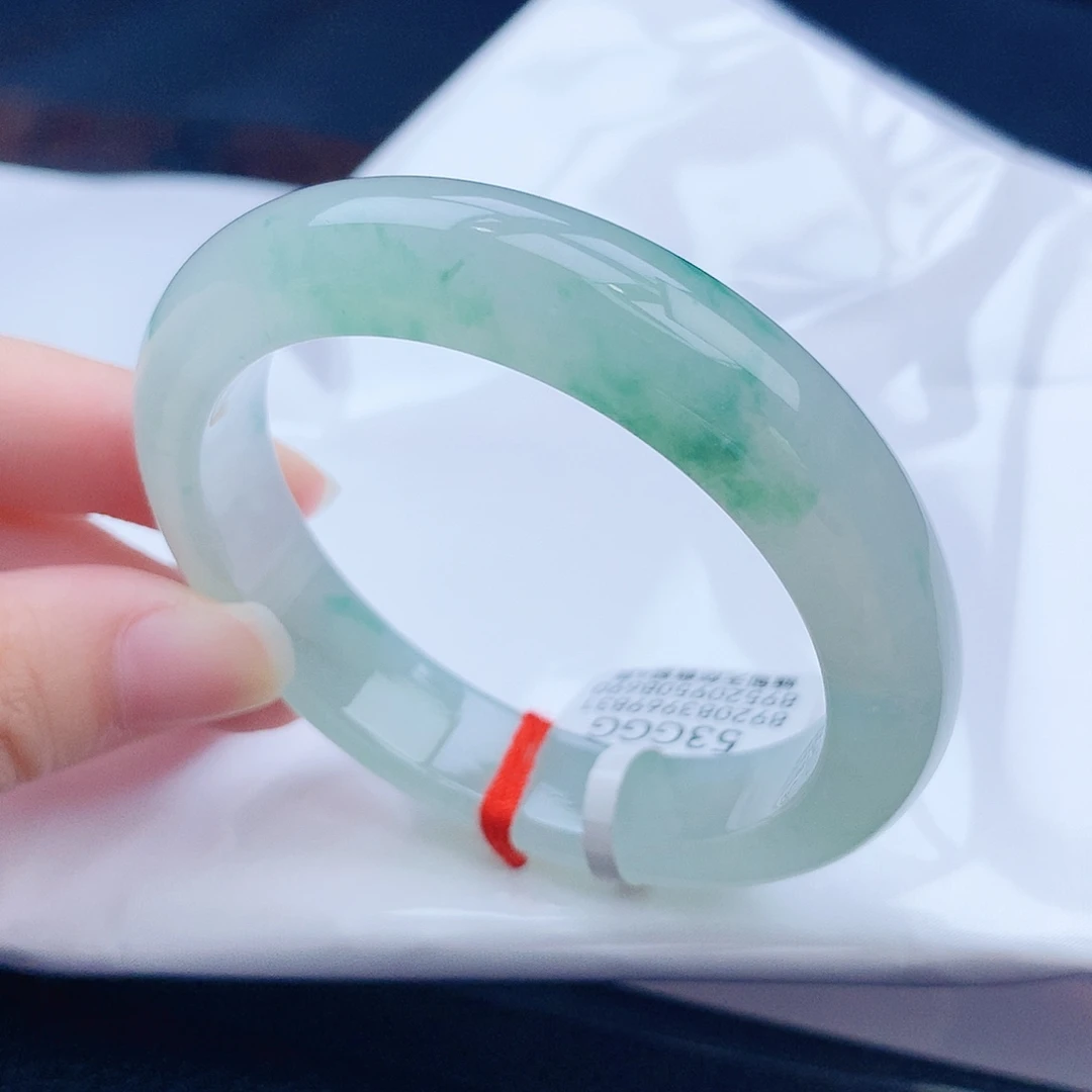 翡翠未镶嵌手镯缅甸天然翡翠a货手镯