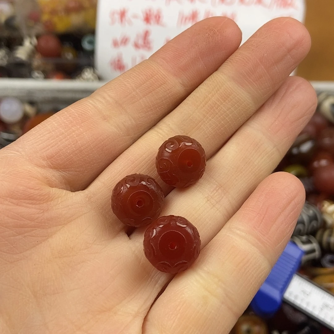 玛瑙/玉髓未镶嵌玛瑙配珠玛瑙散珠