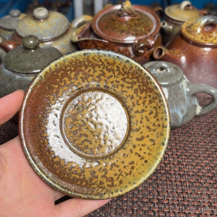 茶杯紫砂呵*金花杯垫