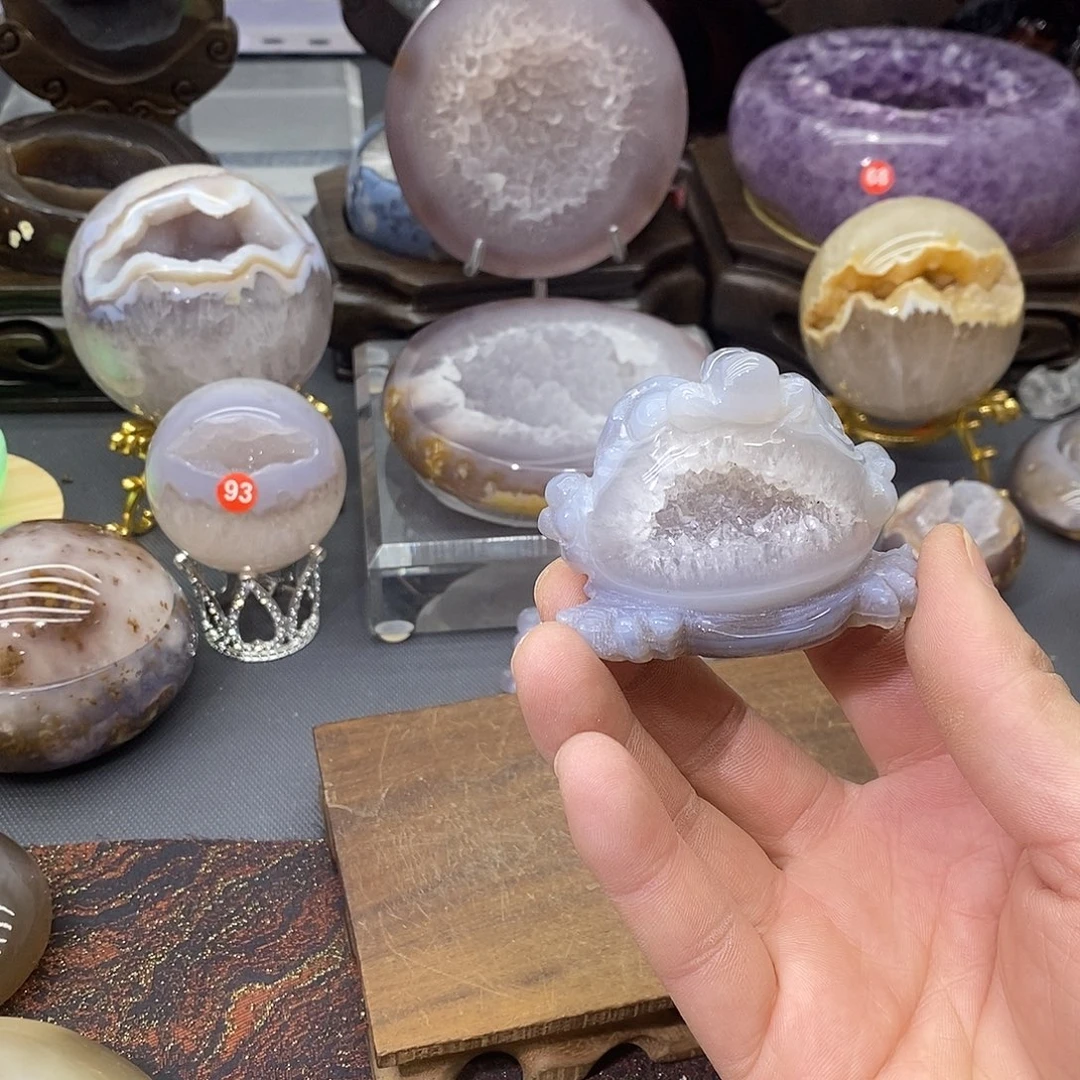 未镶嵌摆件紫晶金蟾