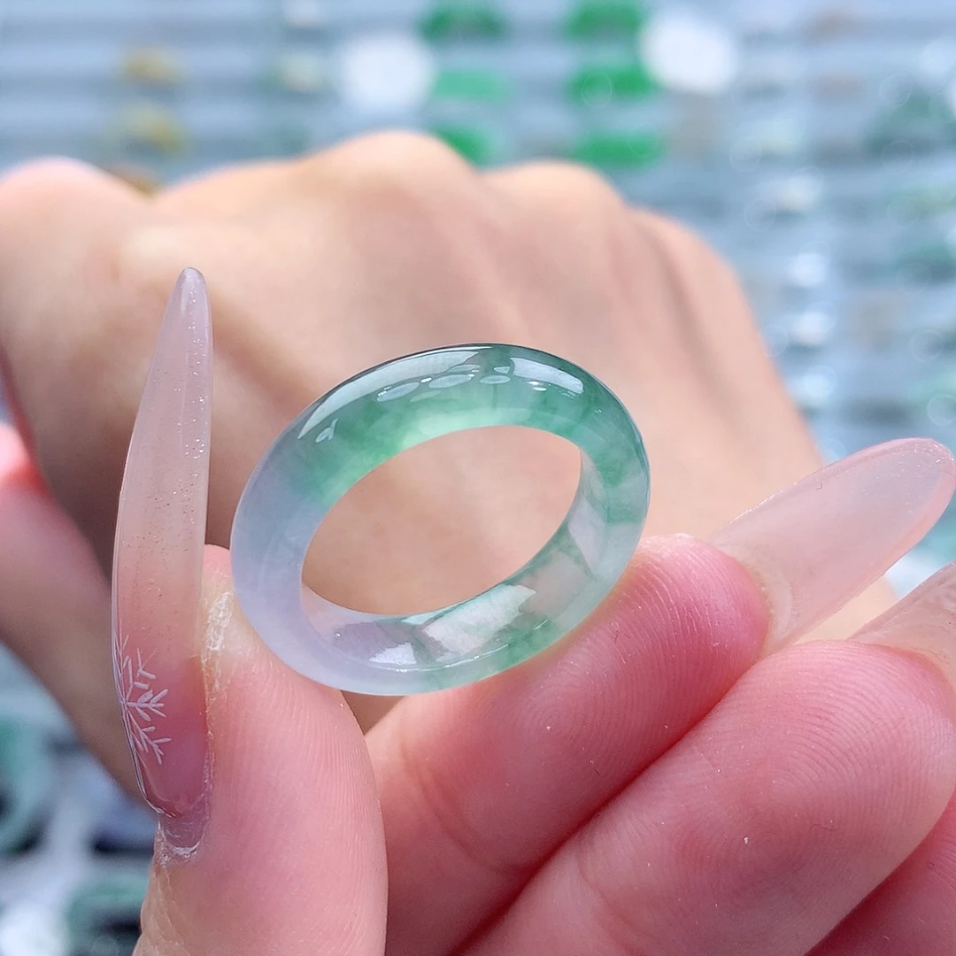 翡翠戒指未镶嵌14-15号