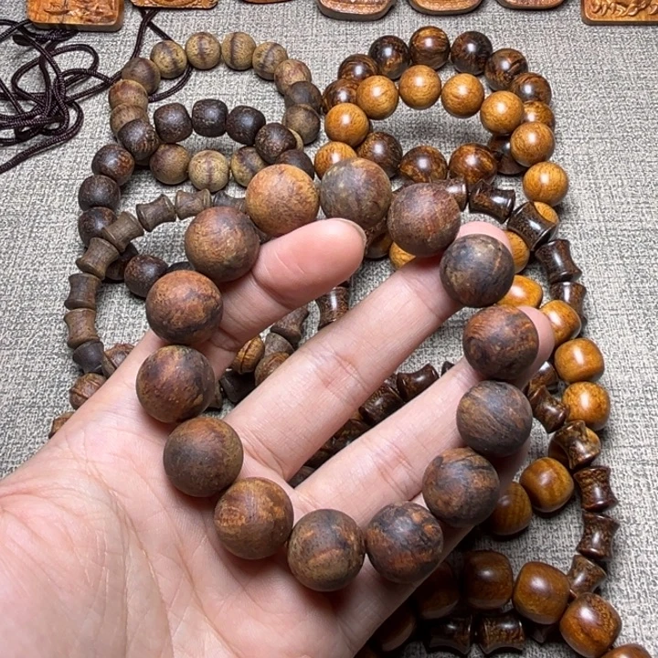 贡木印贡留疤手串尺寸16