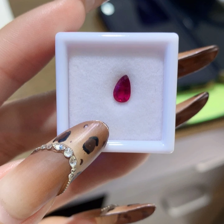 碧玺珠宝半成品未镶嵌天然卢比莱宝石