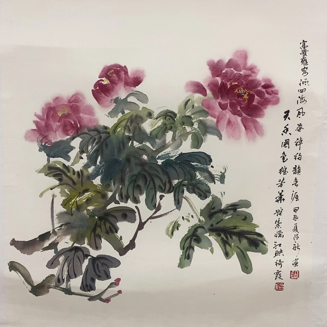 国画✨**✨书画作品多次参加全国
