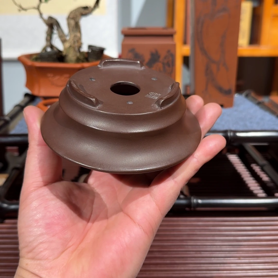 紫砂花盆原矿紫泥