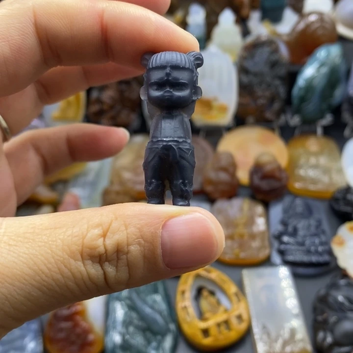 玛瑙/玉髓未镶嵌颈饰