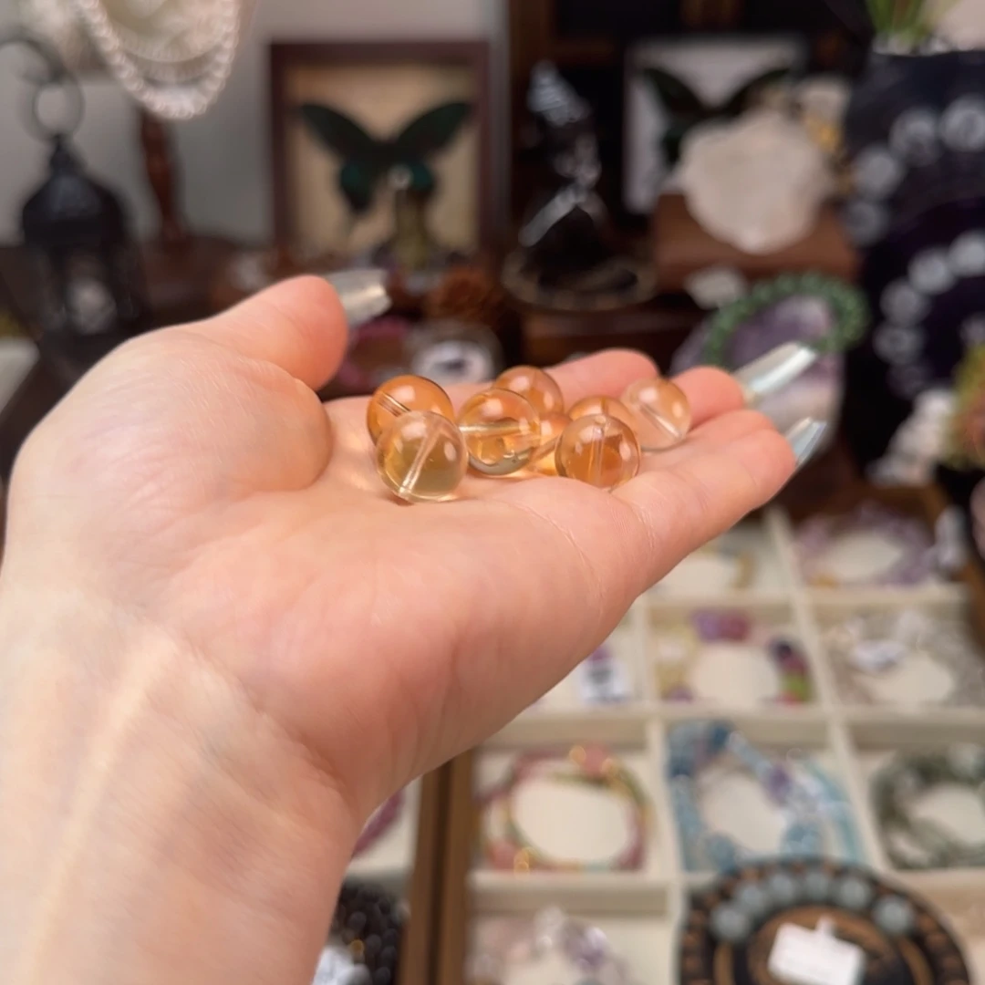 未镶嵌吊坠(不含链)水晶巴西暴力黄吊坠卡13+（多样性发起一）