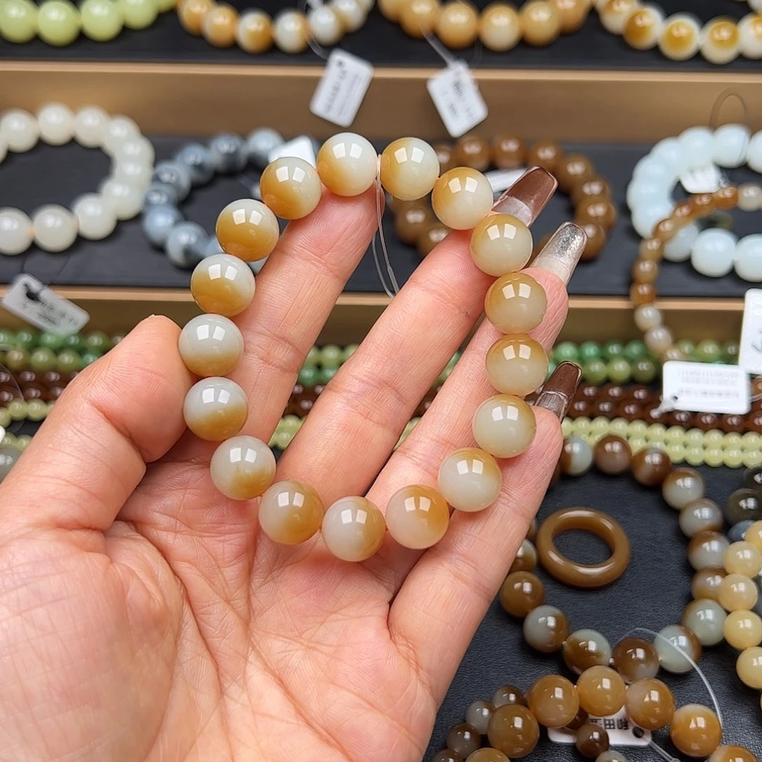 和田玉未镶嵌手链