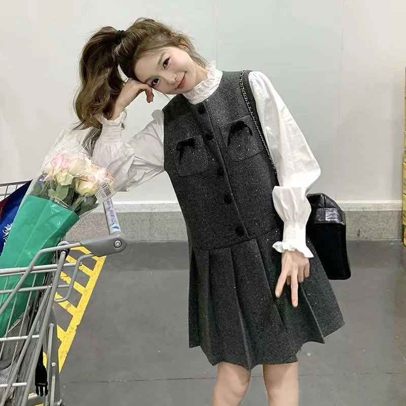 大码女装气质时尚套装时尚女装洋气韩版法式秋冬秋季小香风