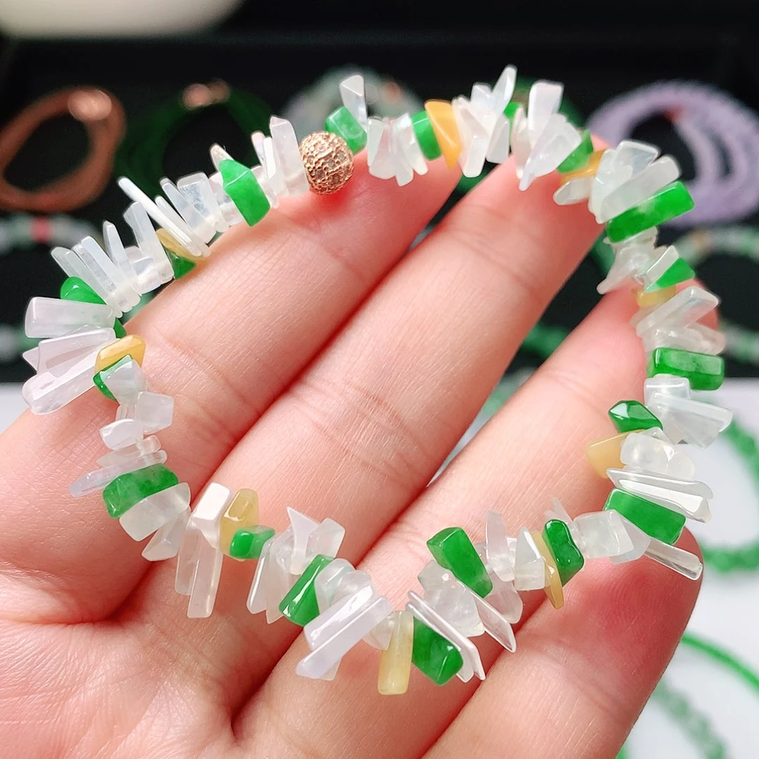 翡翠未镶嵌手链翡翠