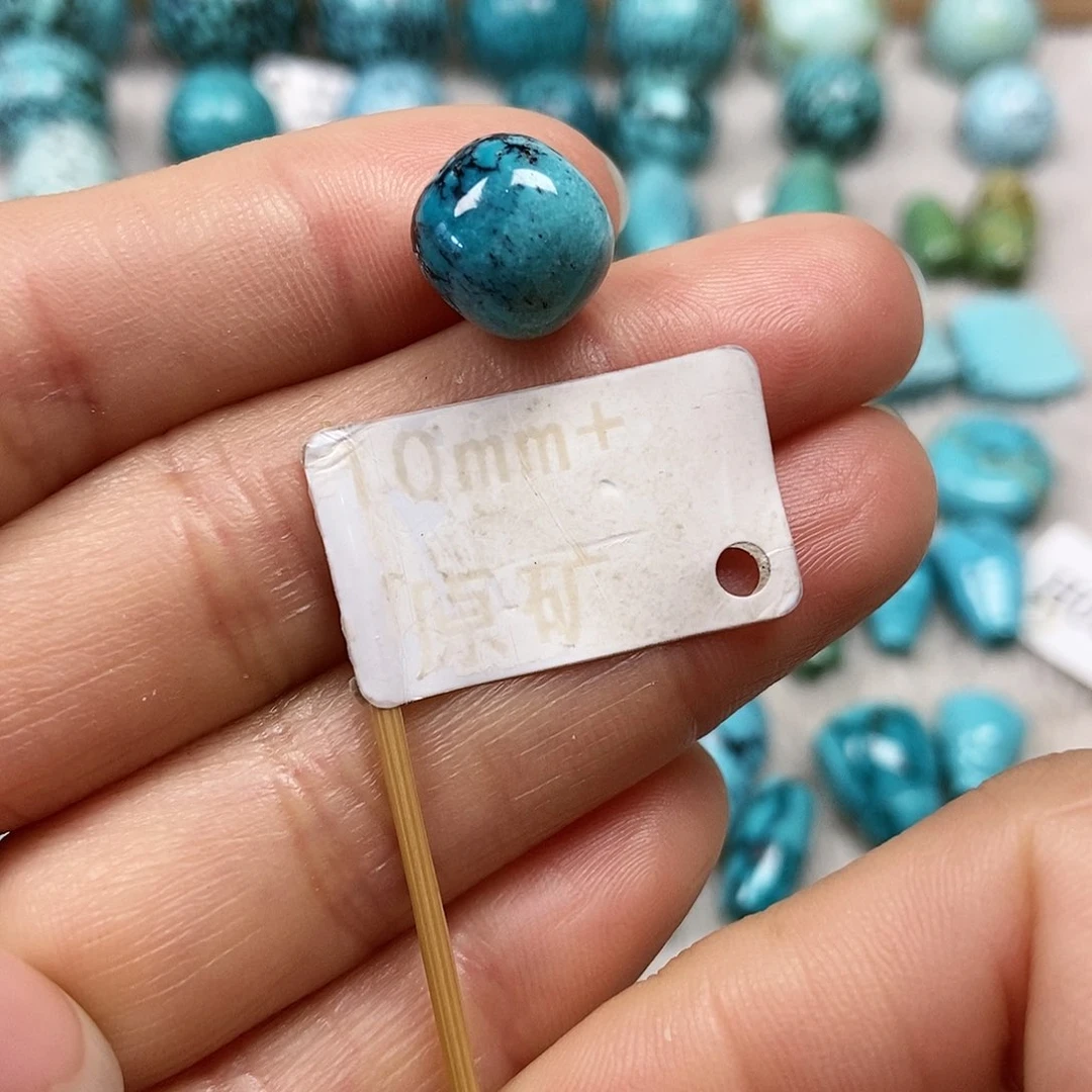 未镶嵌绿松石珠宝半成品