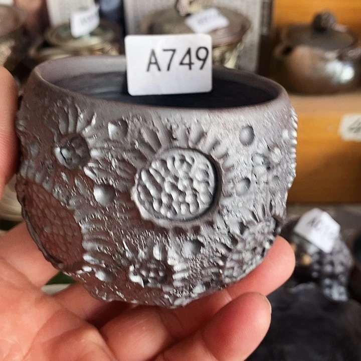 紫砂茶杯柴烧纯手工749