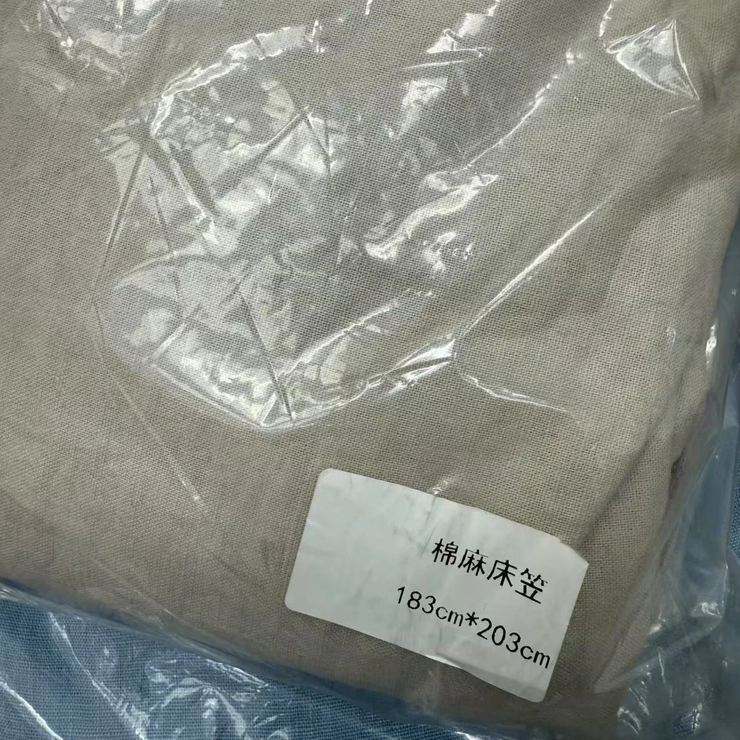 纯色款亚麻棉床笠