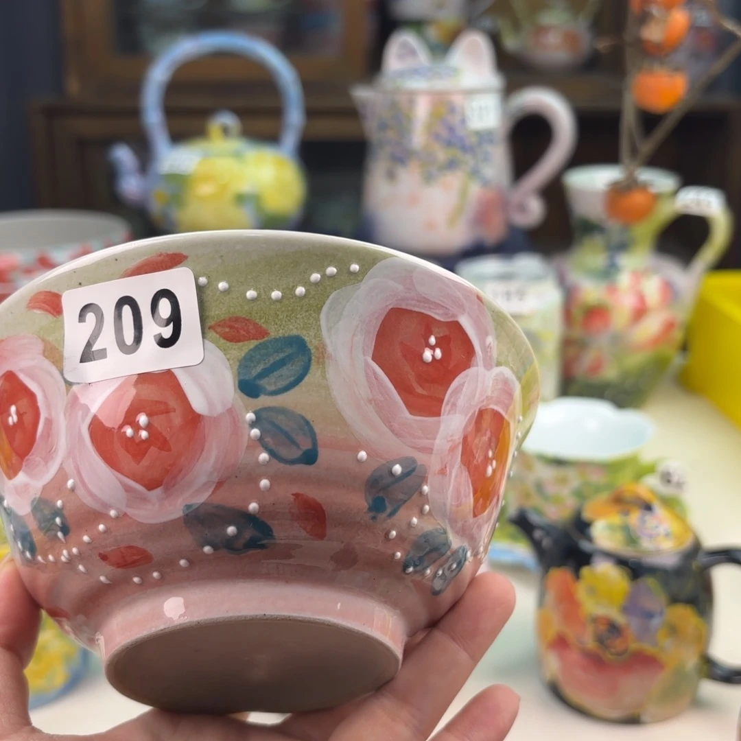 景德镇手绘高温釉下彩陶瓷茶具