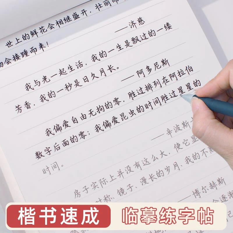 FAVMARTHA楷书速成书摘美文练字字帖大学生秋舫手写成人练字帖女