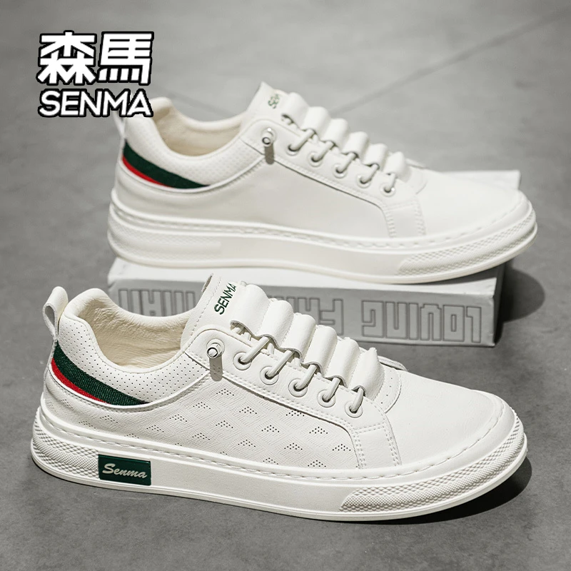 SENMA/森马男鞋2025年秋季新款潮流百搭板鞋透气一脚蹬休闲潮鞋子