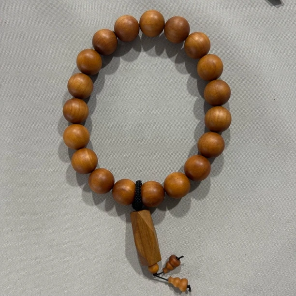 A599 迈索尔老山檀 卡2.0 带吊坠圆珠手持