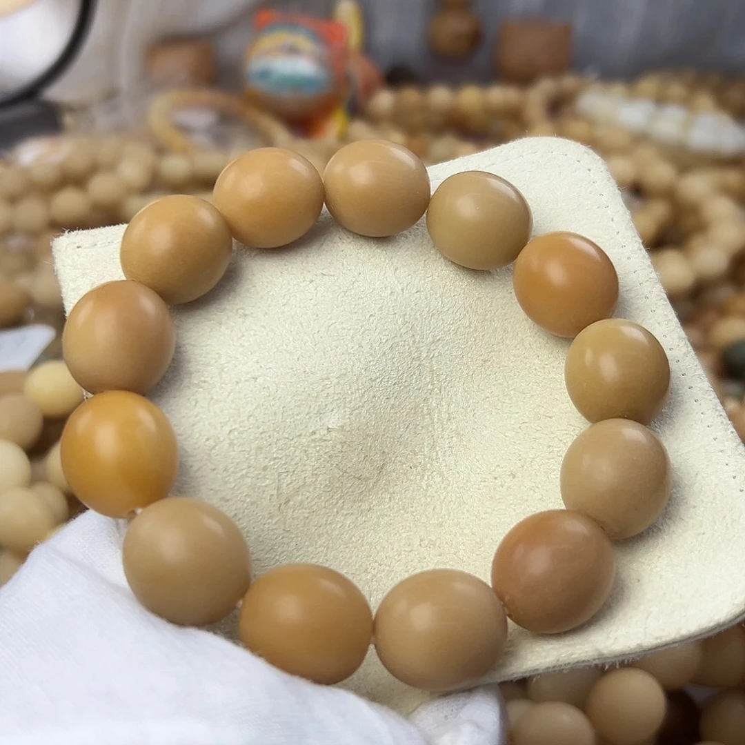 吊坠菩提根/象牙果20微瑕加麂皮袋子656