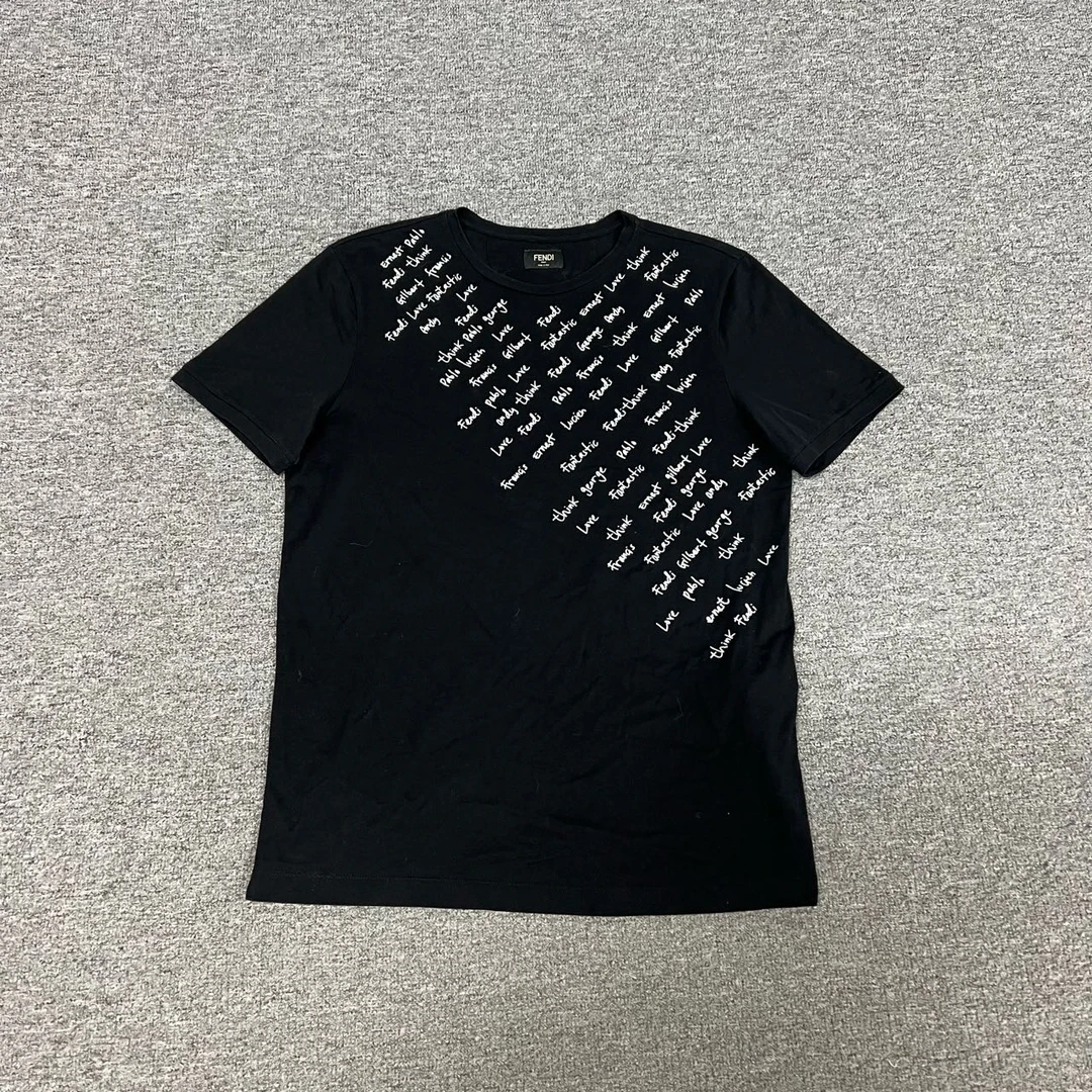 99新 FENDI/芬迪 fendi 弹幕短袖T恤