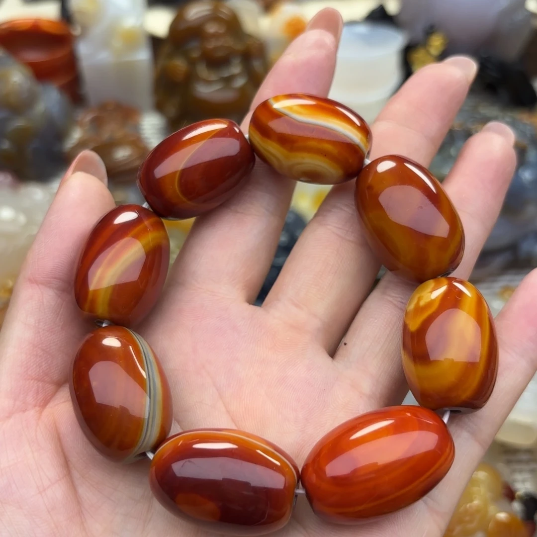 玛瑙/玉髓手串未镶嵌