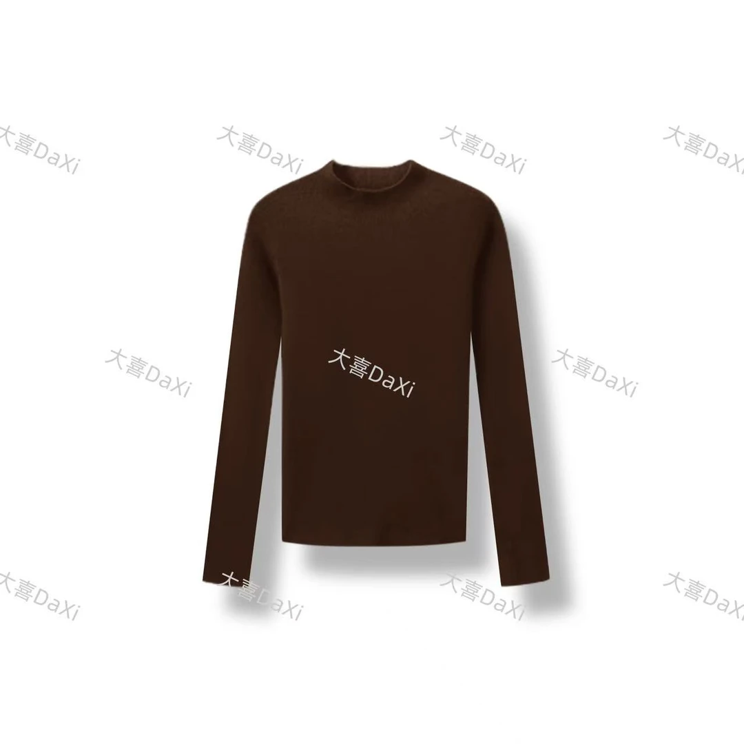大喜【禾】新款早秋百搭半高领针织衫【25AW7012】