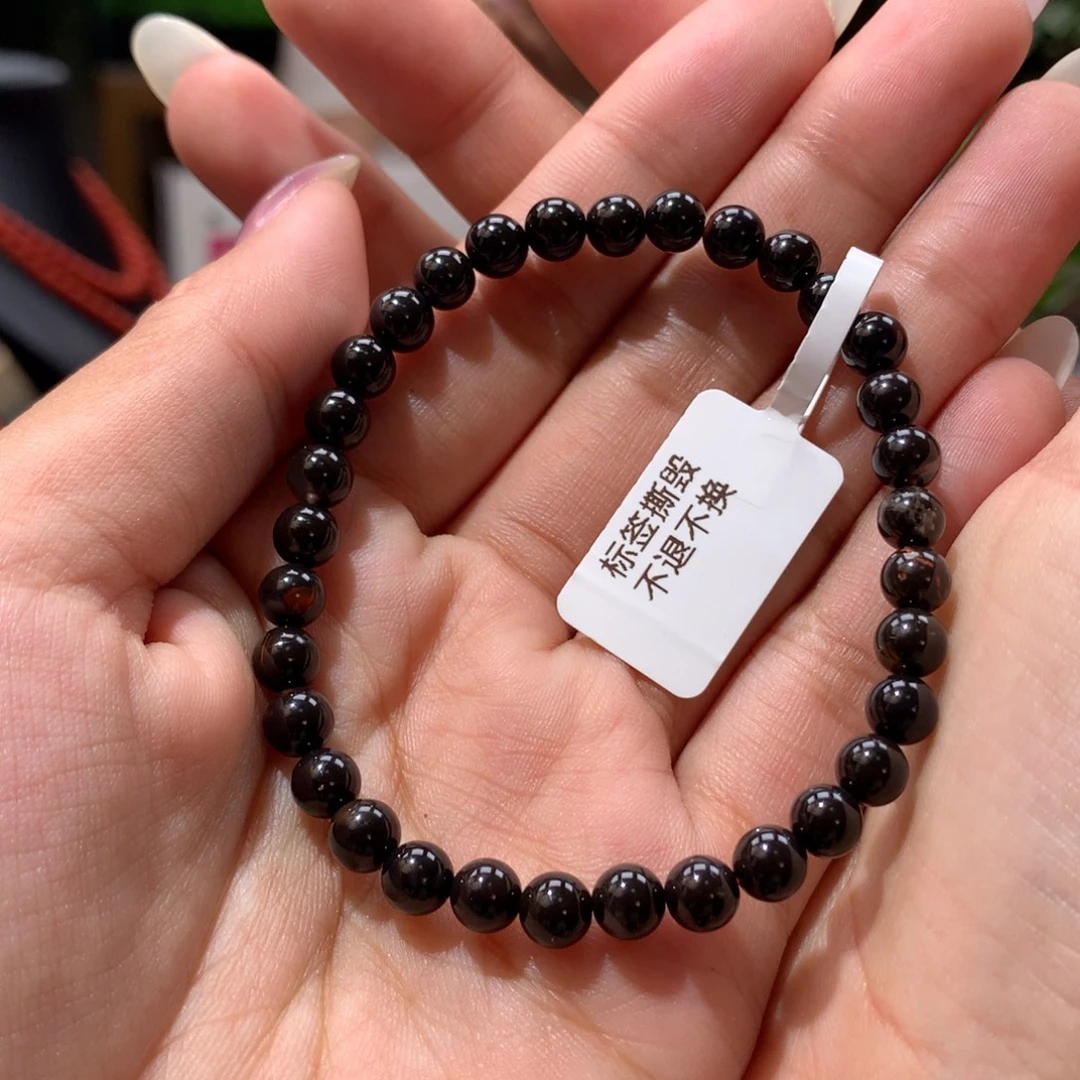 南红玛瑙手串未镶嵌原矿保山南红啊东寨相思豆手串卡5+