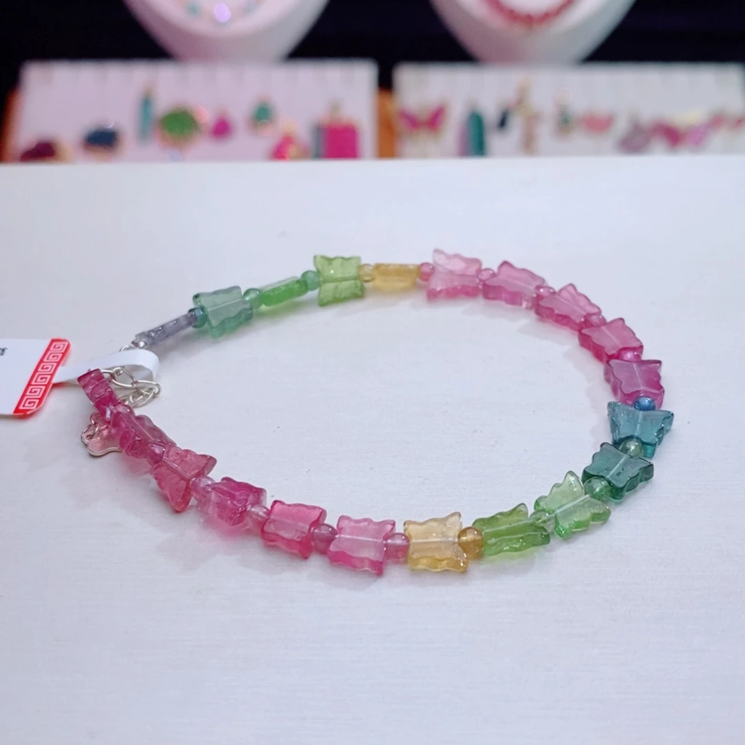 未镶嵌手链碧玺碧玺