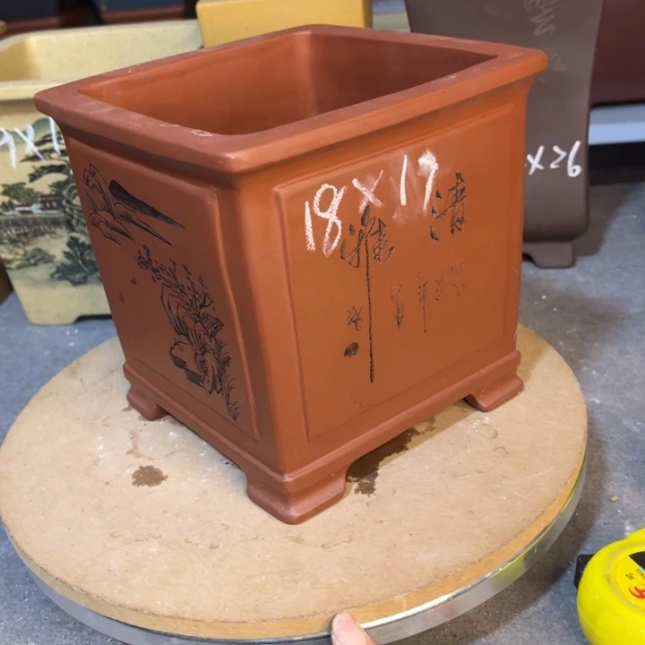 紫砂花盆紫砂花盆