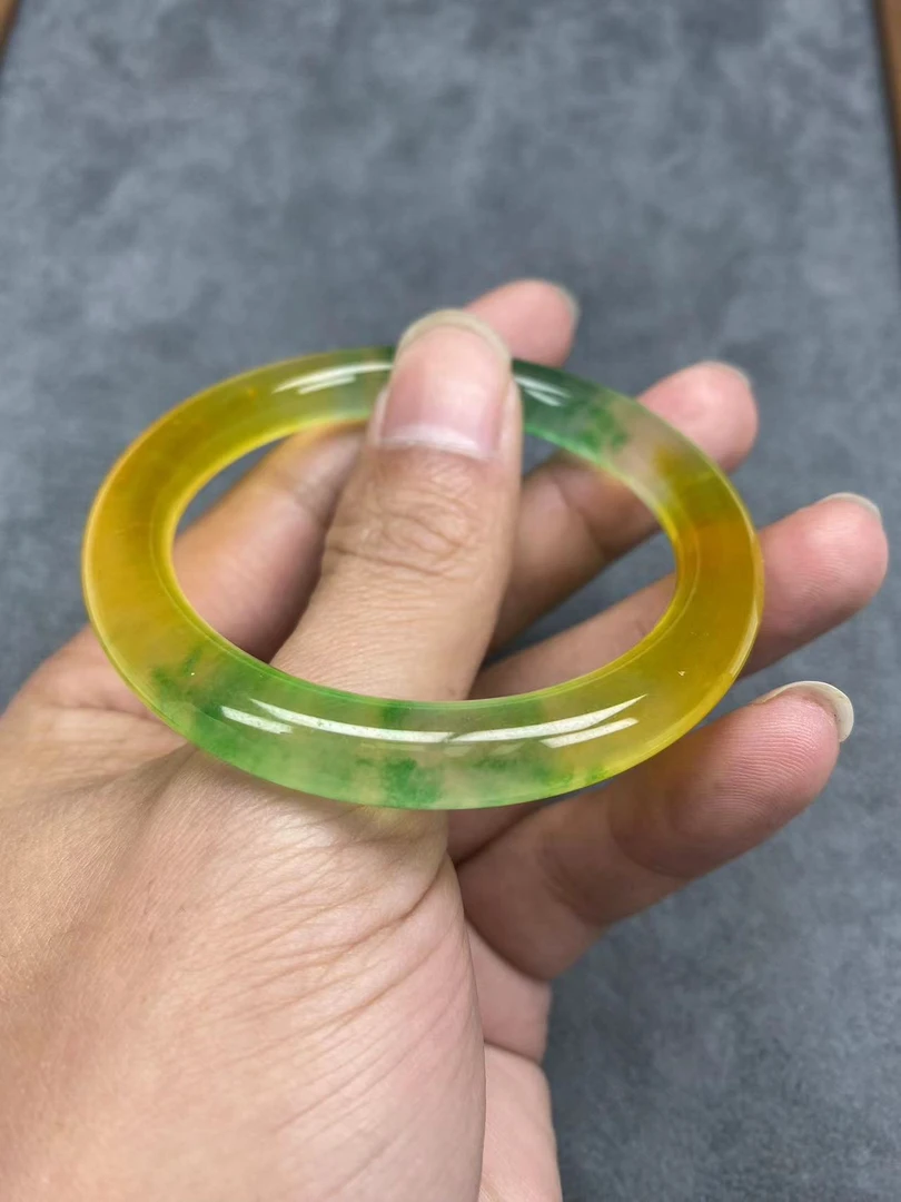 L11黄绿手镯圆条经典精品时尚气质百搭情侣多样性发一