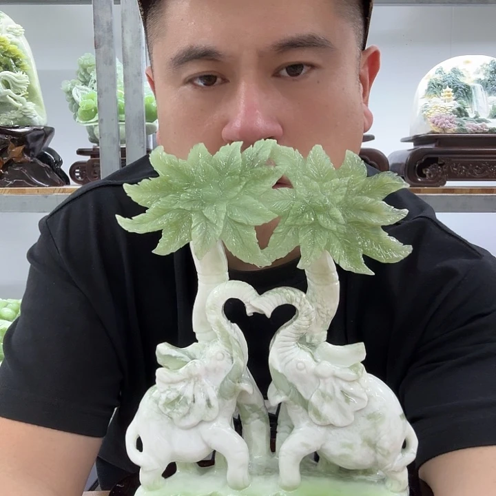 玉玉象吉祥如意吉祥平安