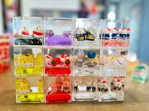 流沙瓶diy饰品潮玩钥匙扣摆件