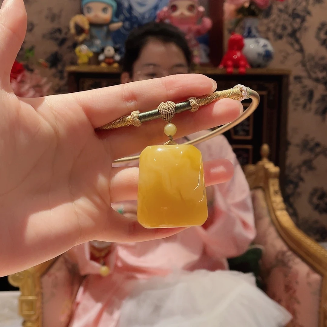 蜜蜡颈饰未镶嵌颈饰