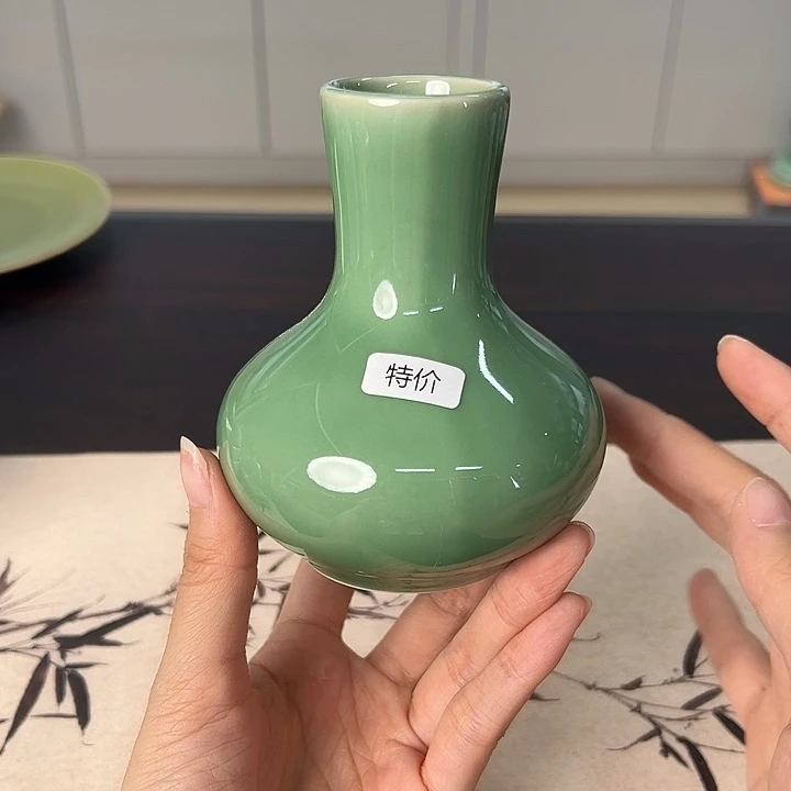 龙泉云间青瓷小米茶器