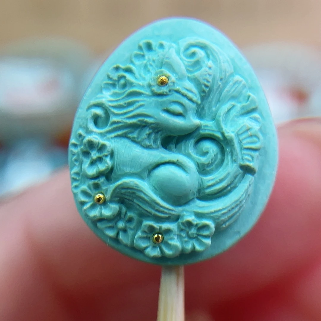 未镶嵌绿松石珠宝奇石