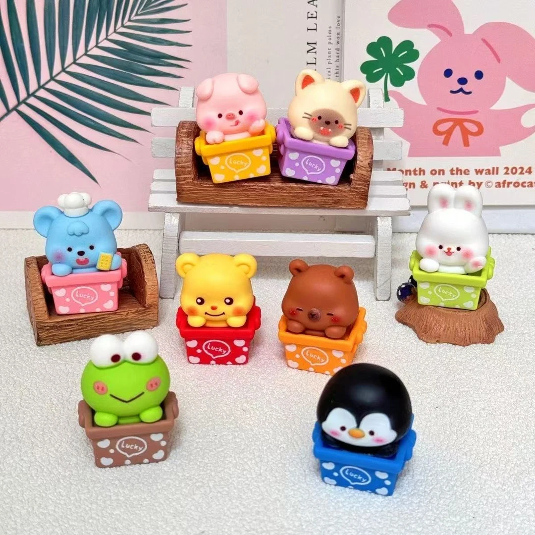 【奶5口】动物盒子diy桌面摆件