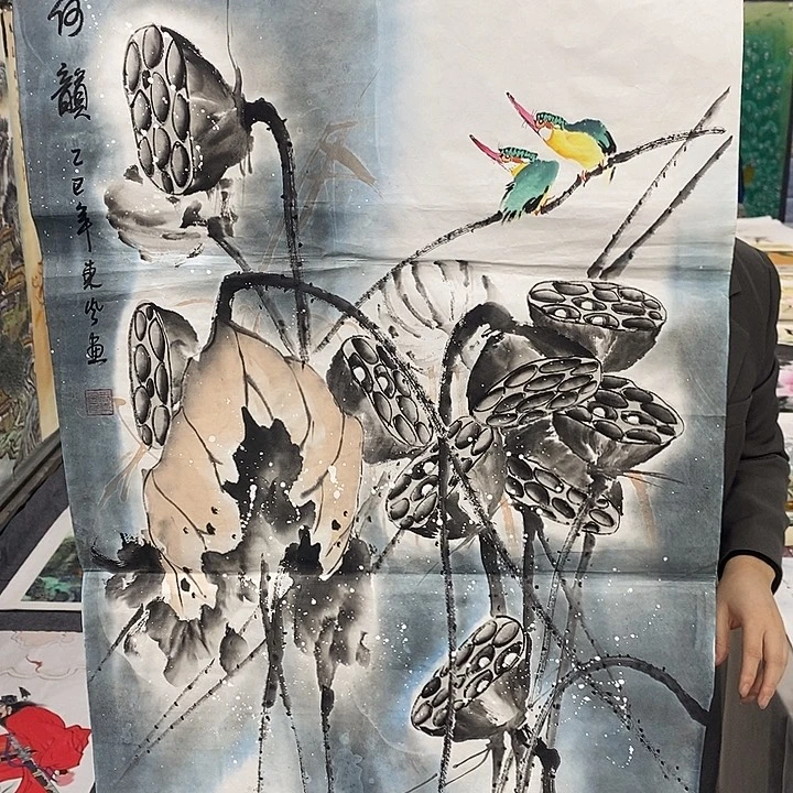 国画国画作品手绘