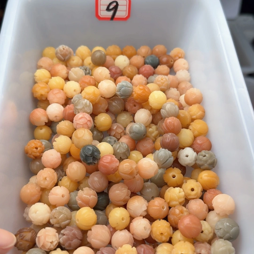 菩提根/象牙果手串20颗多宝莲花12
