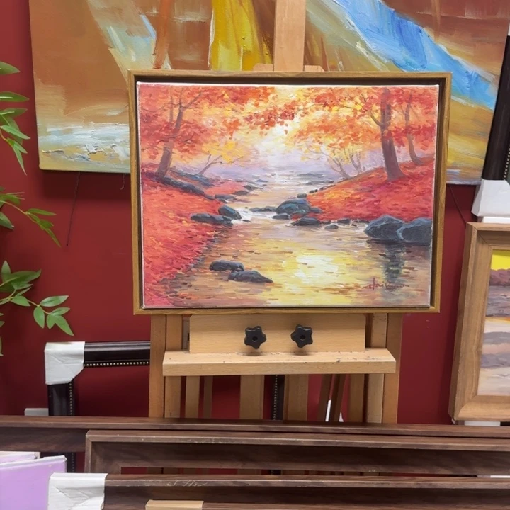 油画油画作品展和