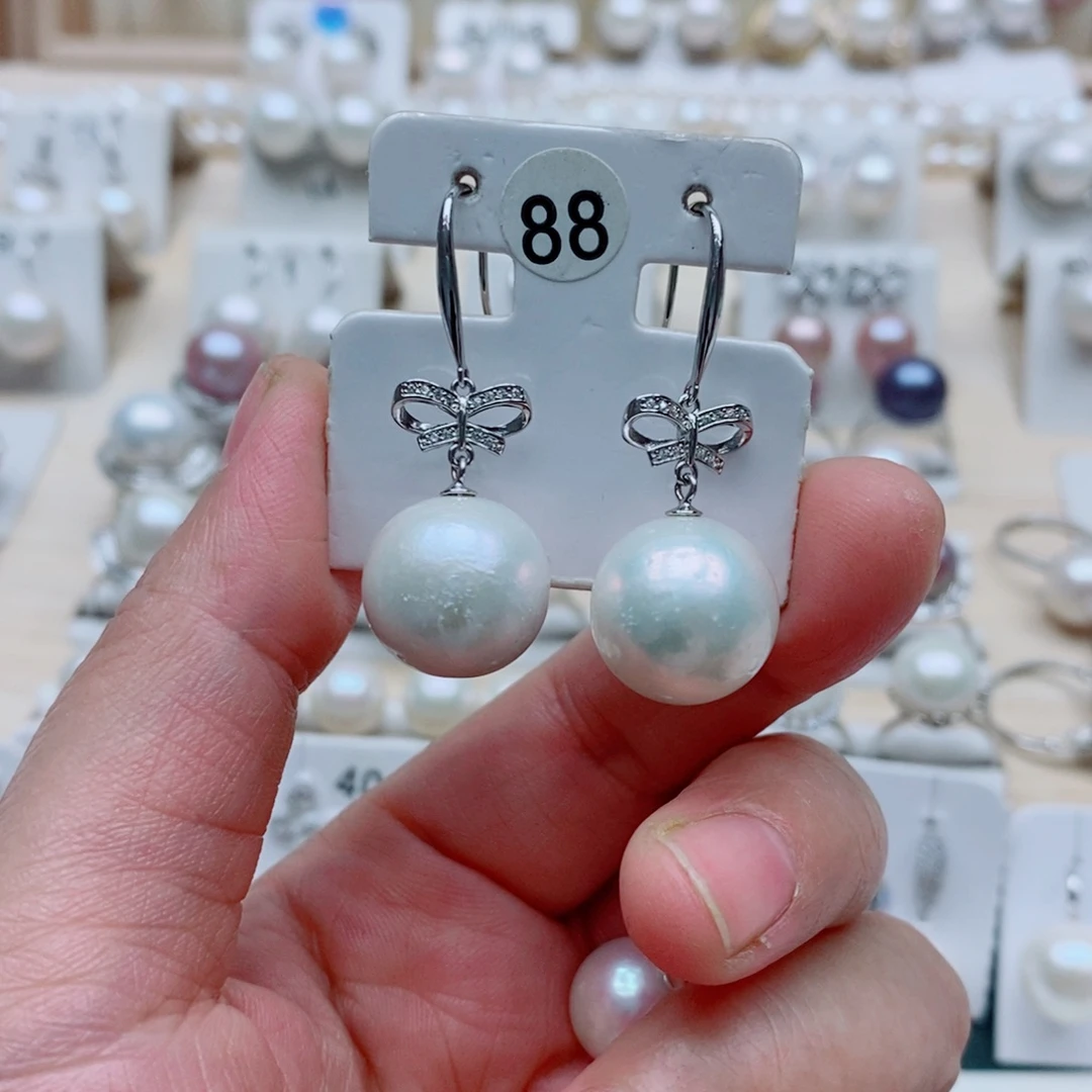 春***风颈饰淡水珍珠银S925镶嵌