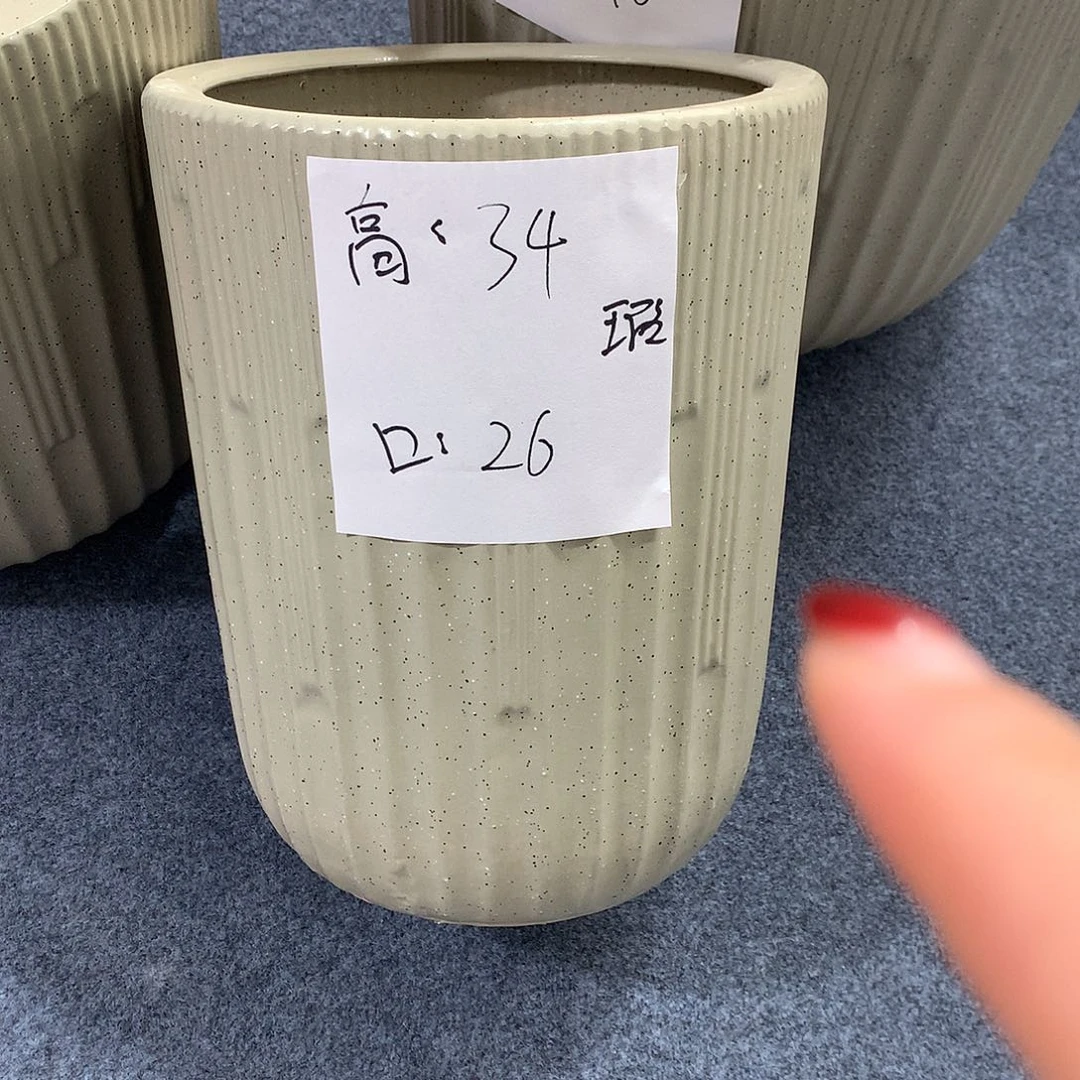 高温陶瓷花盆微瑕