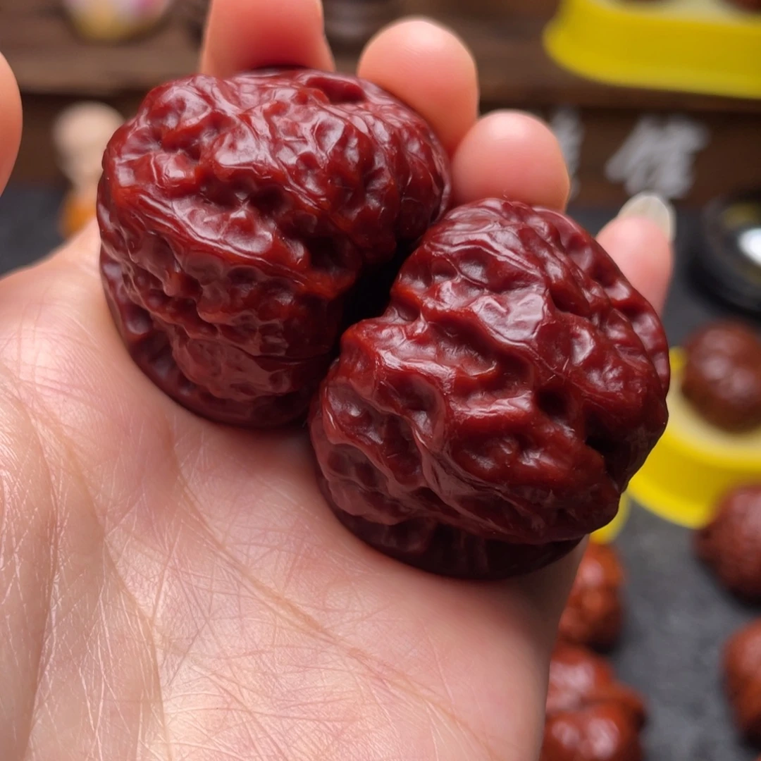 吊坠文玩核桃文玩核桃 手把件 蛤蟆头 39