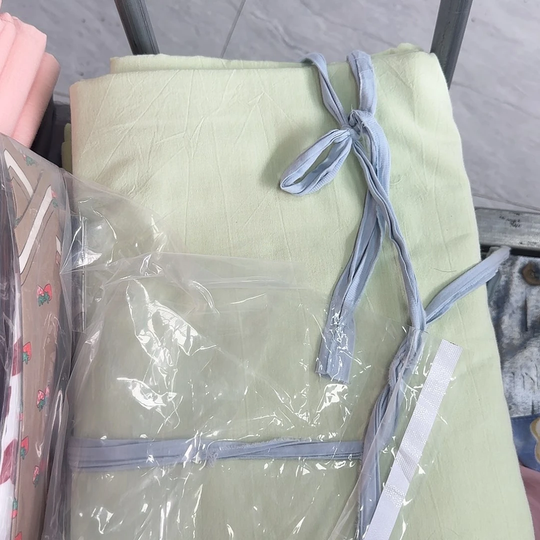 棉棉棉绿色床单25的