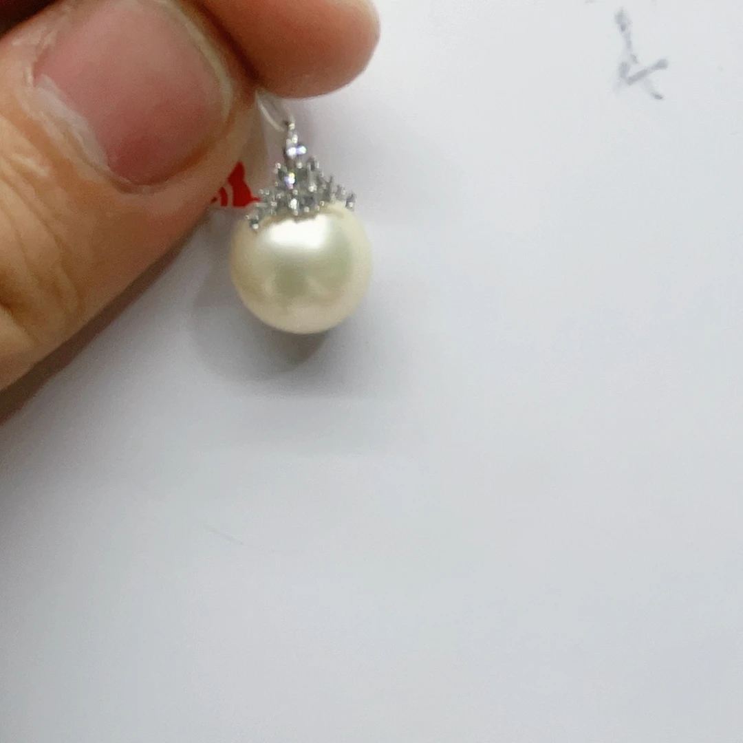 海水珍珠颈饰18K金镶嵌