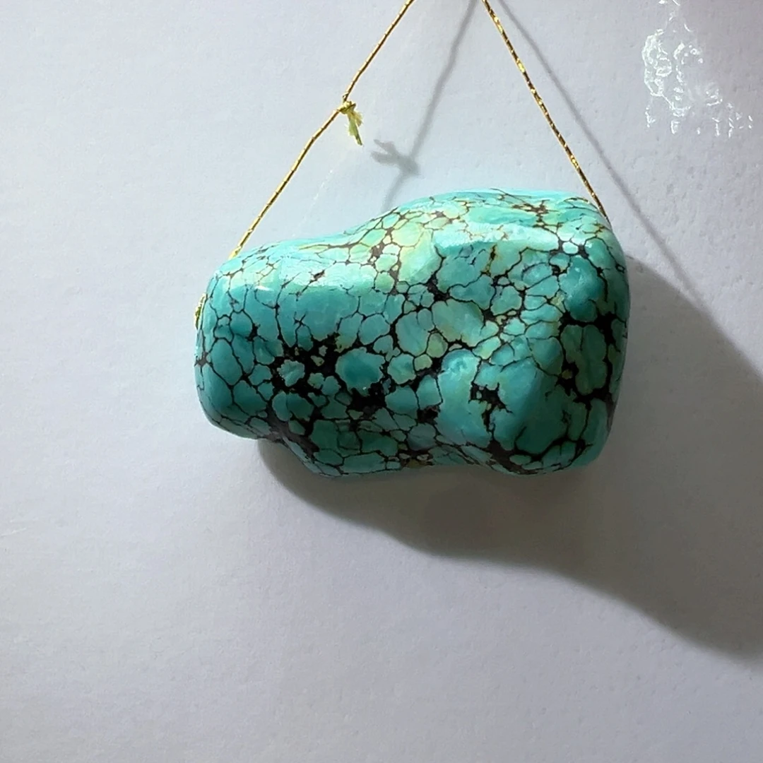 绿松石未镶嵌挂件