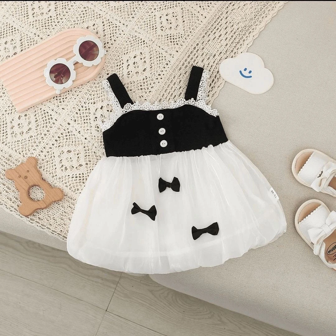 婴儿宝宝连衣裙夏季洋气时髦裙子周岁礼服衣服夏款女童吊带公主裙