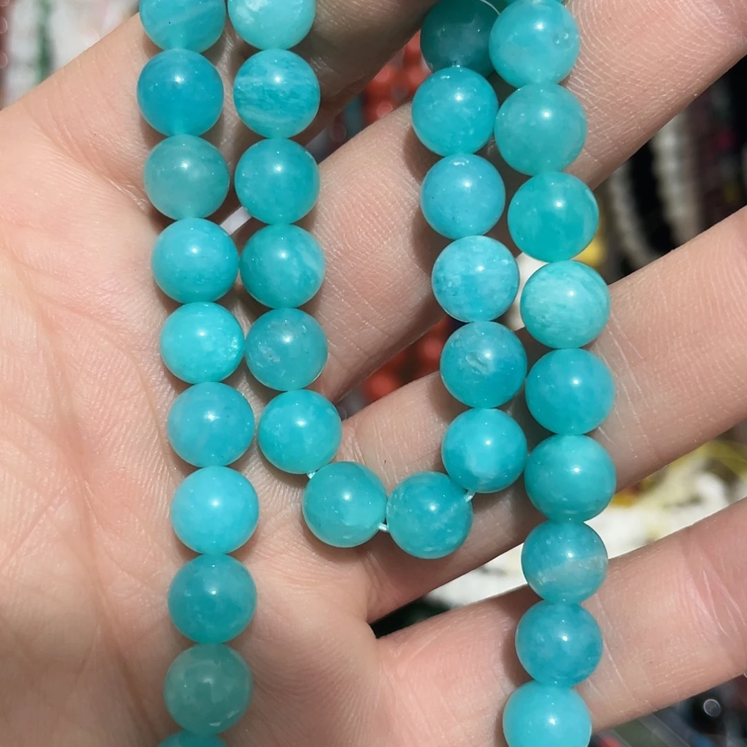 玛瑙/玉髓合金珠宝半成品纯天然天河石卡8