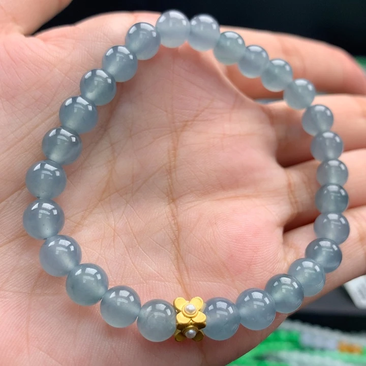 翡翠未镶嵌毛衣链