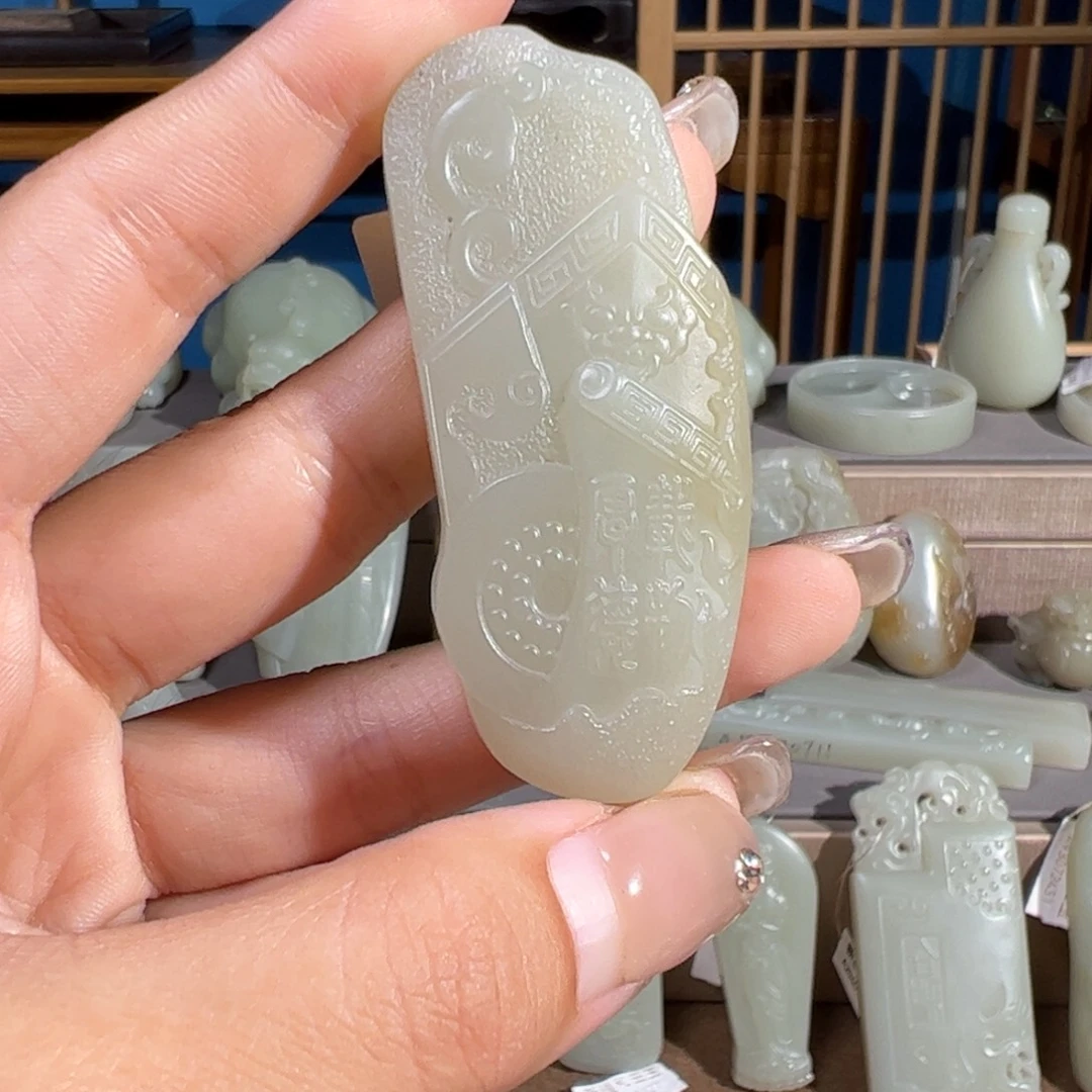 ᝰ***祥和田玉（糖玉）未镶嵌颈饰