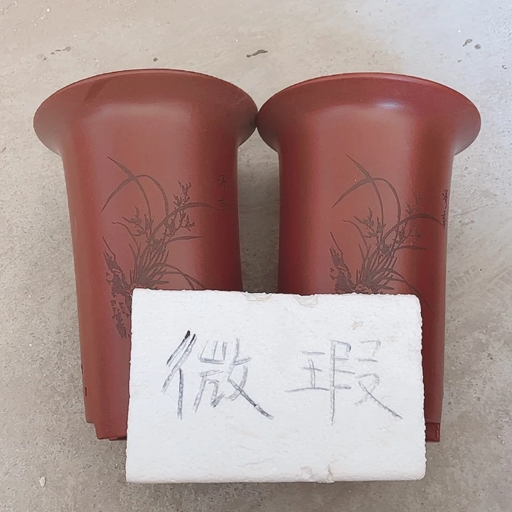 紫砂宜兴紫砂花盆